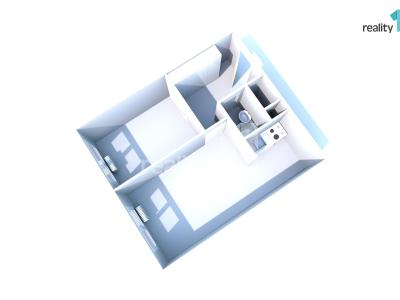 Prodej bytu 2+KK Poděbrady, Kunštátská 1350 č. 12