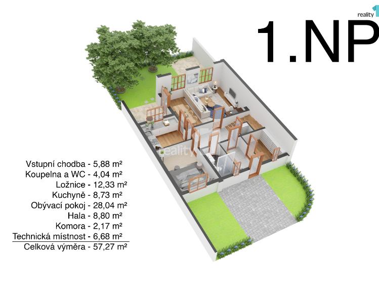 Prodej rodinného domu Český Brod, Pod Malým vrchem 1508 č. 4