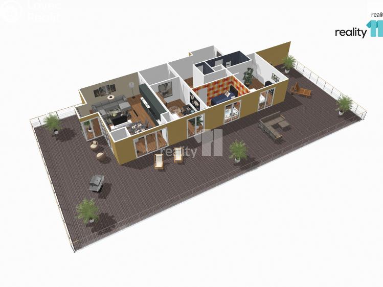 Prodej bytu 4+KK Liberec, Tovární 126/8 č. 4