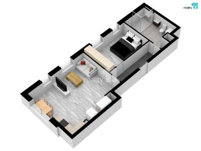 Pronájem bytu 2+KK Praha, V Holešovičkách č. 11