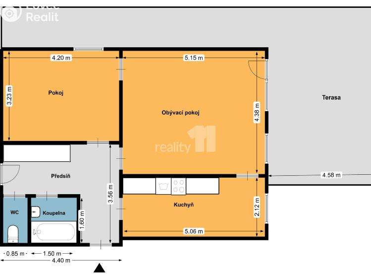Prodej bytu 2+1 Plzeň, Thámova 2337/36 č. 2
