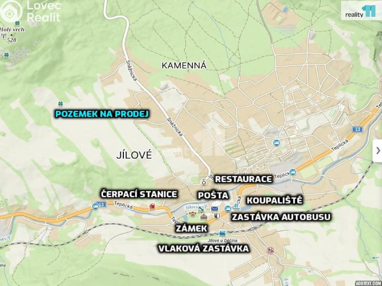 Prodej zahrady Jílové, Mokrá 378 č. 4