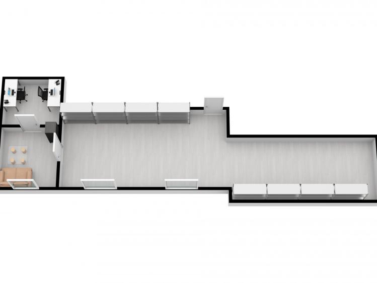 Pronájem obchodního prostoru Praha, Sokolovská č. 3