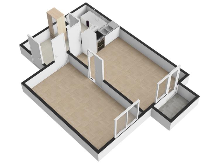 Pronájem bytu 2+KK Praha, K podjezdu 1077/2 č. 12