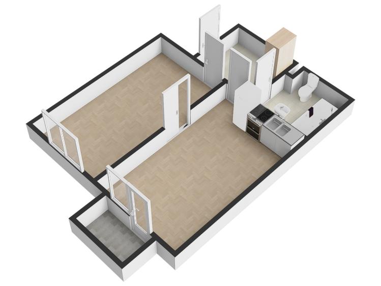 Pronájem bytu 2+KK Praha, K podjezdu 1077/2 č. 14