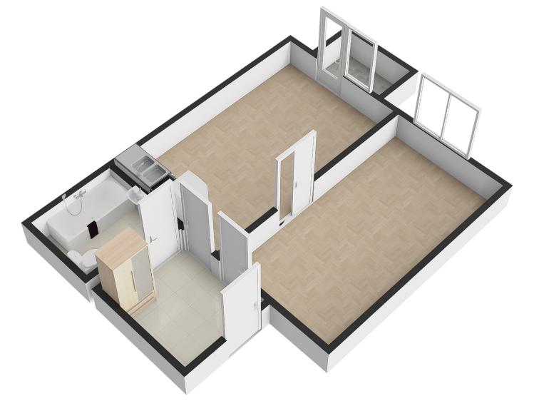 Pronájem bytu 2+KK Praha, K podjezdu 1077/2 č. 15