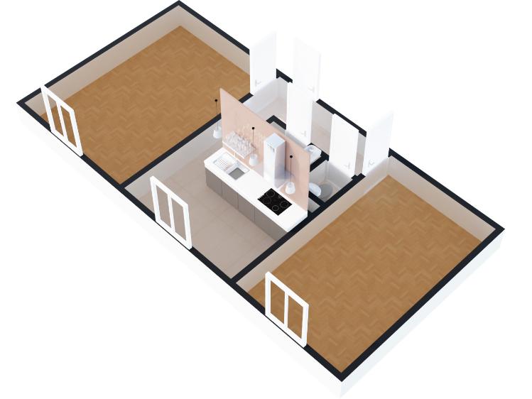 Pronájem bytu 2+1 Praha, Zelenečská 103/11 č. 17
