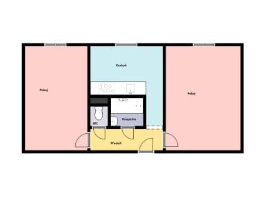 Pronájem bytu 2+1 Praha, Zelenečská č. 2