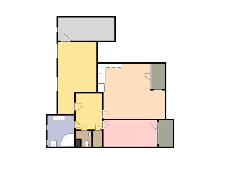 Pronájem bytu 3+KK Praha, Smíchovská 1988/108 č. 20