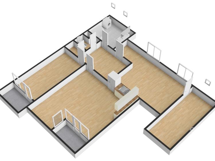 Pronájem bytu 3+KK Praha, Smíchovská 1988/108 č. 22