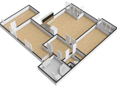 Pronájem bytu 3+KK Praha, Smíchovská č. 26