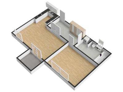 Pronájem bytu 2+KK Praha, Tibetská č. 21