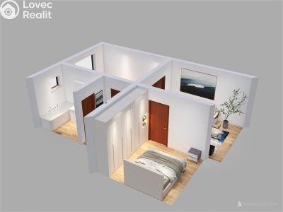 Pronájem bytu 2+1 České Budějovice, Pražská tř. č. 9