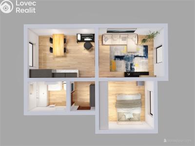 Pronájem bytu 2+1 České Budějovice, Pražská tř. č. 10