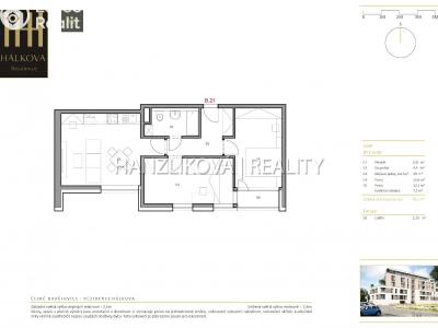 Prodej bytu 3+KK České Budějovice, Hálkova č. 6